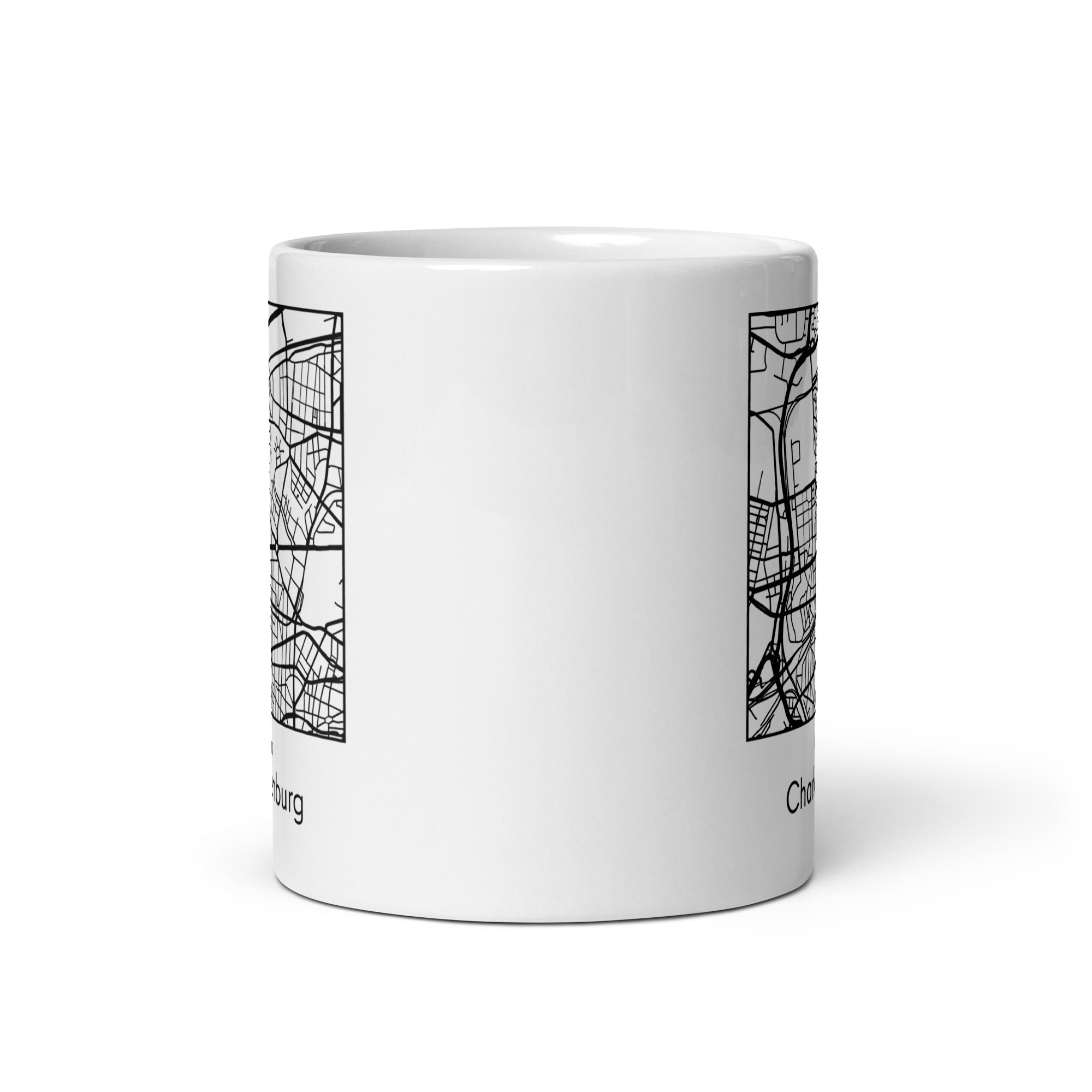 Charlottenburg Tasse – Straßenkarte Berlin, quadratisch – Bild 9