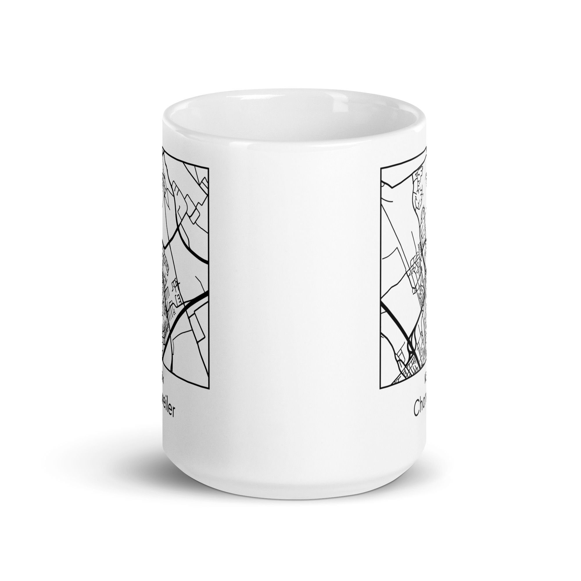 Chorweiler Tasse – Straßenkarte Köln, quadratisch – Bild 7
