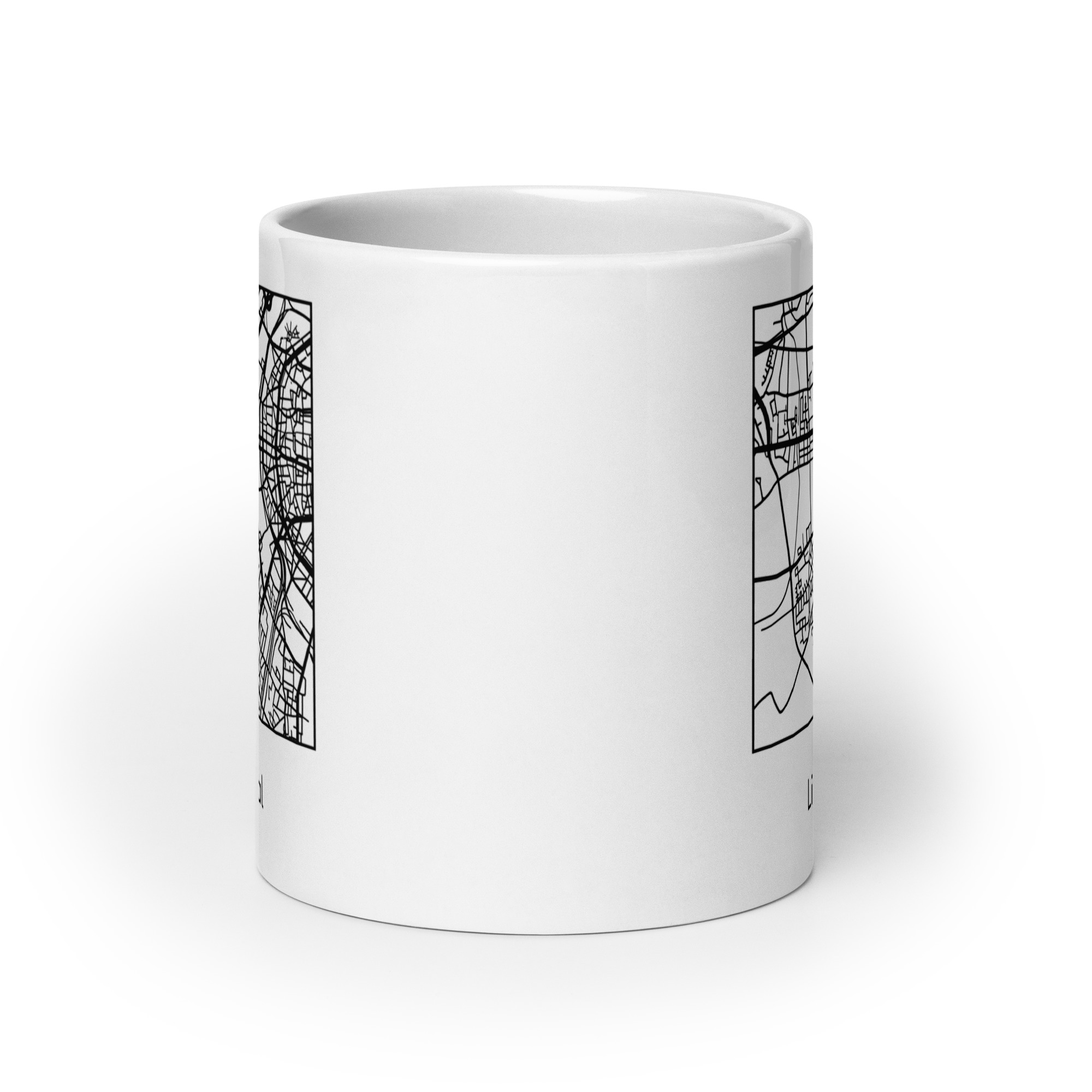 Lindenthal Tasse – Straßenkarte Köln, quadratisch – Bild 4