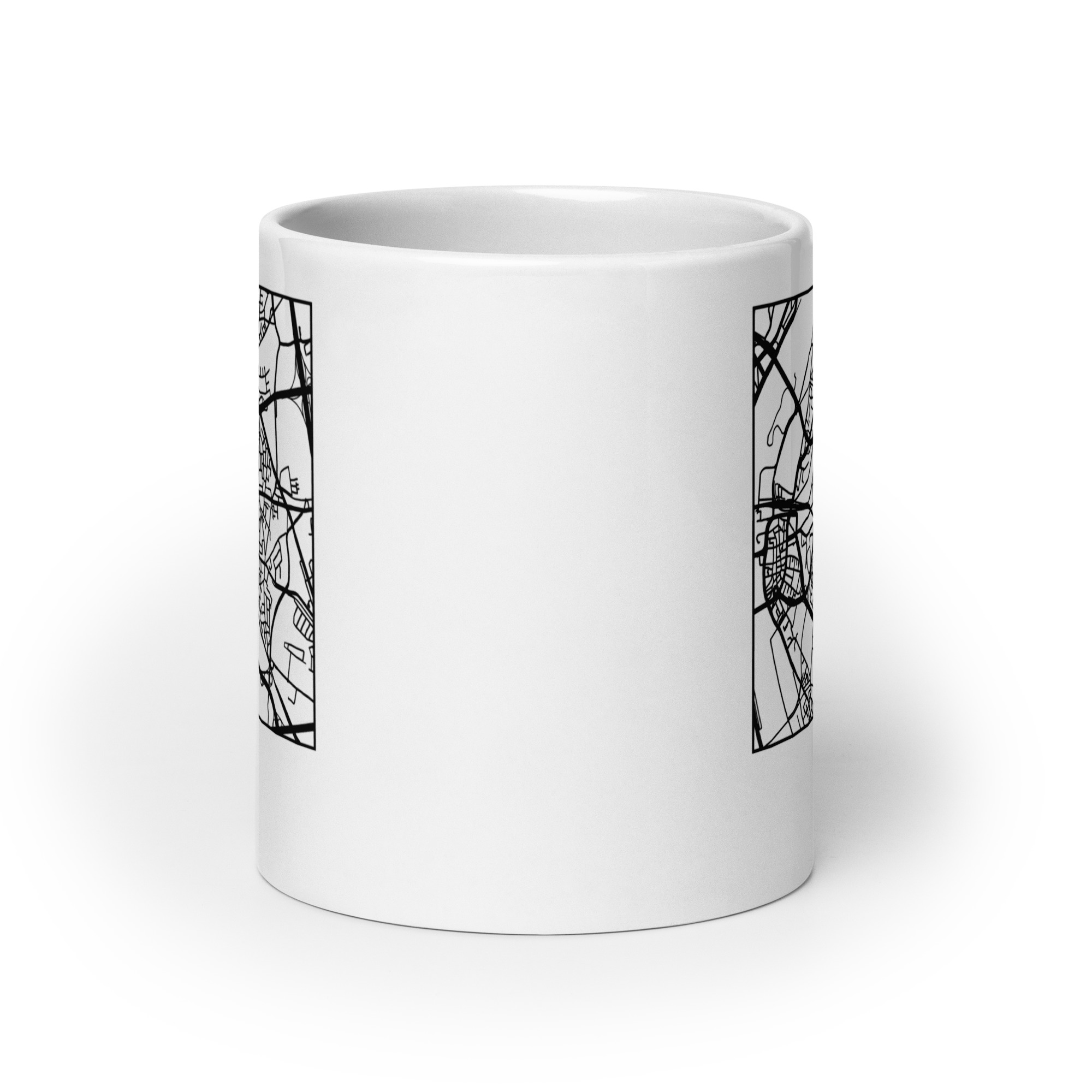 Kalk Tasse – Straßenkarte Köln, quadratisch – Bild 4