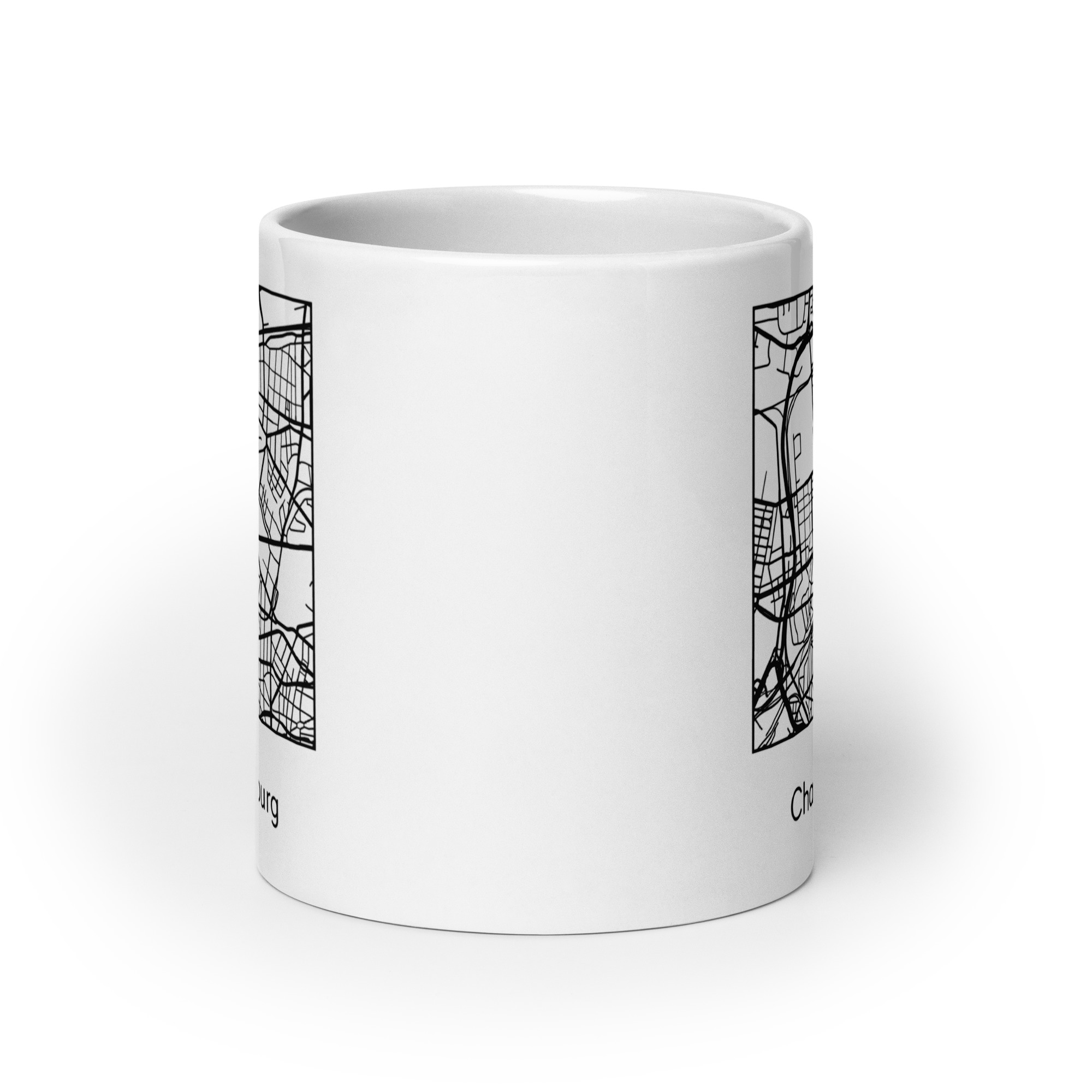 Charlottenburg Tasse – Straßenkarte Berlin, quadratisch – Bild 4