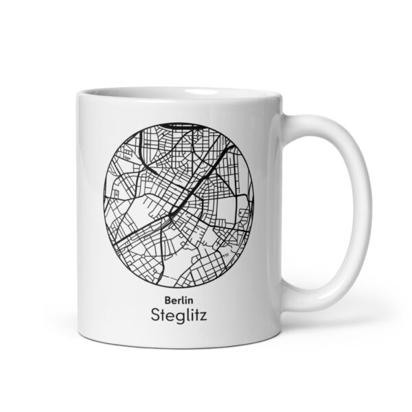 Steglitz Tasse – Straßenkarte Berlin, rund
