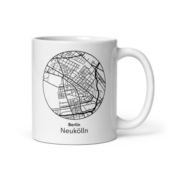 Neukölln Tasse – Straßenkarte Berlin, rund