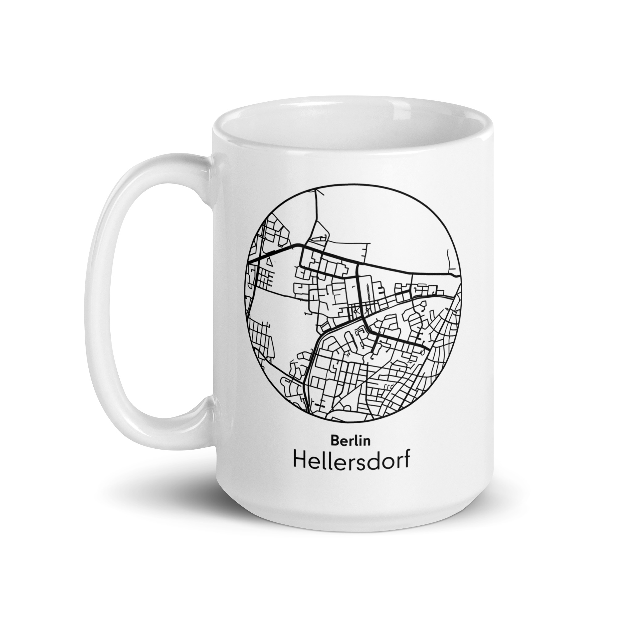 Hellersdorf Tasse – Straßenkarte Berlin, rund – Bild 3